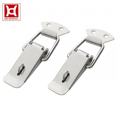 Stainless Steel Zinc Plated Long Hook Toggle Latch with Clasp, Spring  Hardware Box Lockable Parts Small Tiny Polished Latches Used on The Machine  - China Toggle Latch, Bucket Latch