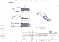 Stainless Steel Spring Claw Toggle Latch Hasp Lock