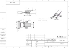 China Cheap Small Metal Draw Latch Box Toggle Latches Stainless Steel Over Centre Latch