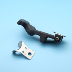 Black Flexible T-Handle Rubber Hood Tie Down Latch Rubber Toggle Latch