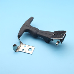 Black Flexible T-Handle Rubber Hood Tie Down Latch Rubber Toggle Latch