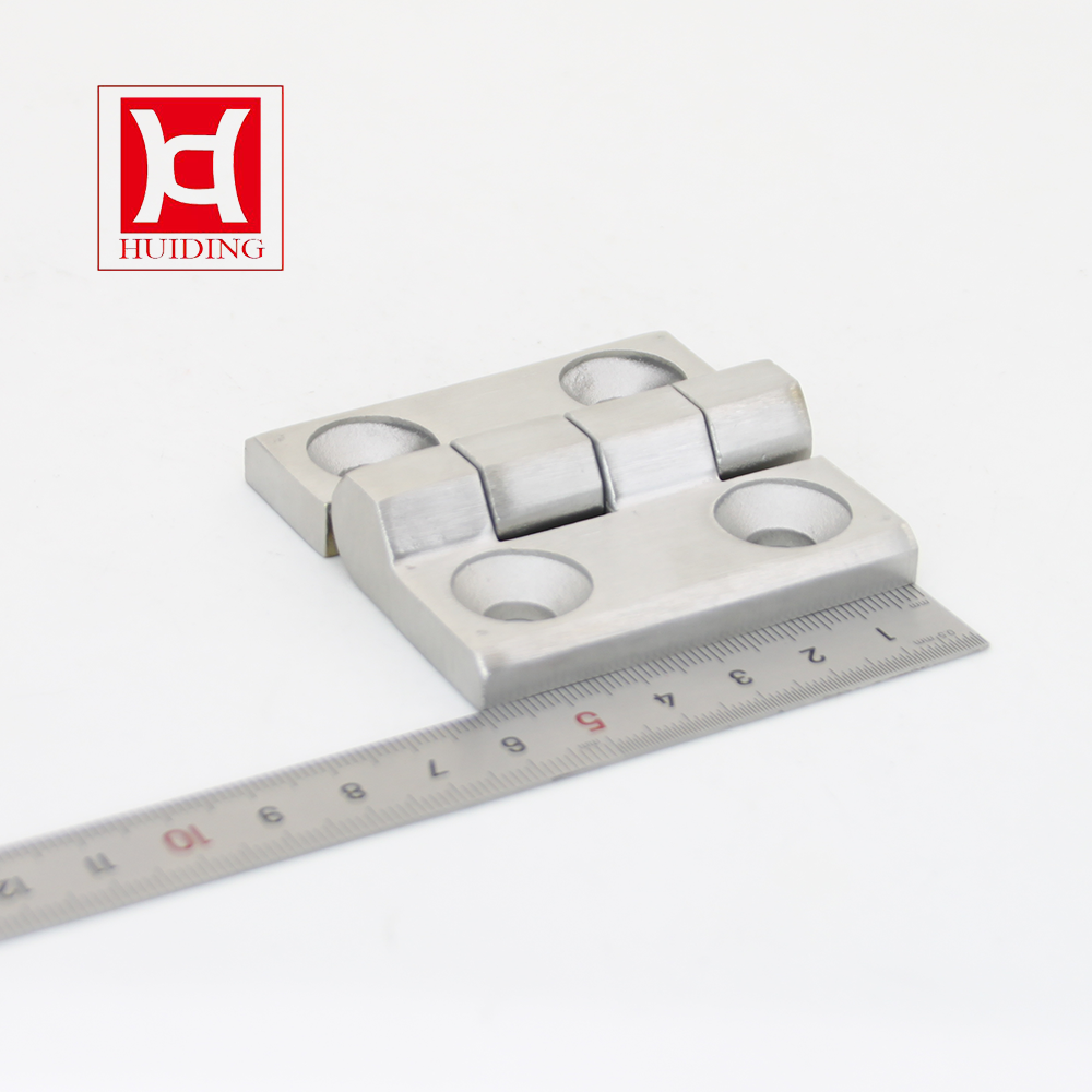 H104 Industrial Surface Mount SS304 Heavy Duty Cast Flat Hinges For Cabinets