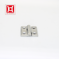 H102 Mirror Polishing SS304 Heavy Duty Cast Flat Hinge For Cabinet 50*50*6mm