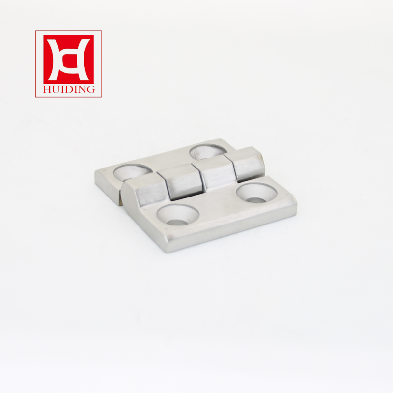 H104 Industrial Surface Mount SS304 Heavy Duty Cast Flat Hinges For Cabinets