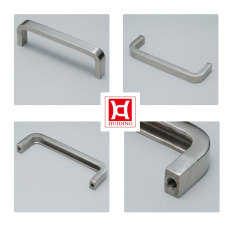 Mirror polished concealed precision casting handle ss304