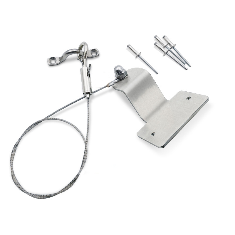 RV Hatchdoor Wire Pull Rope 304 Stainless Steel Motorhome Adjustable Length Drawstring