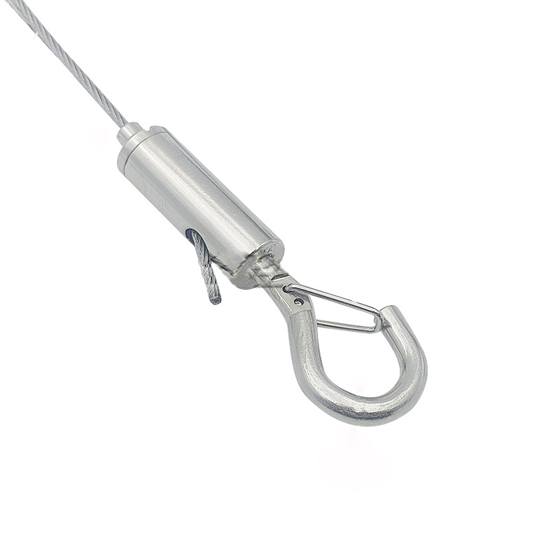 RV Hatchdoor Wire Pull Rope 304 Stainless Steel Motorhome Adjustable Length Drawstring