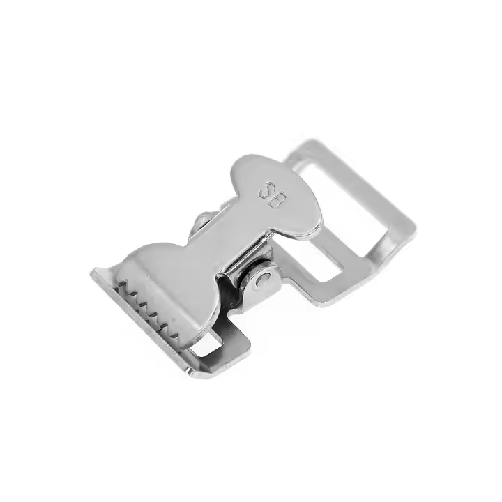 Zinc-Plated Alligator Clamp with Spring Buckle