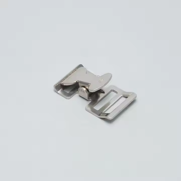 Zinc-Plated Alligator Clamp with Spring Buckle