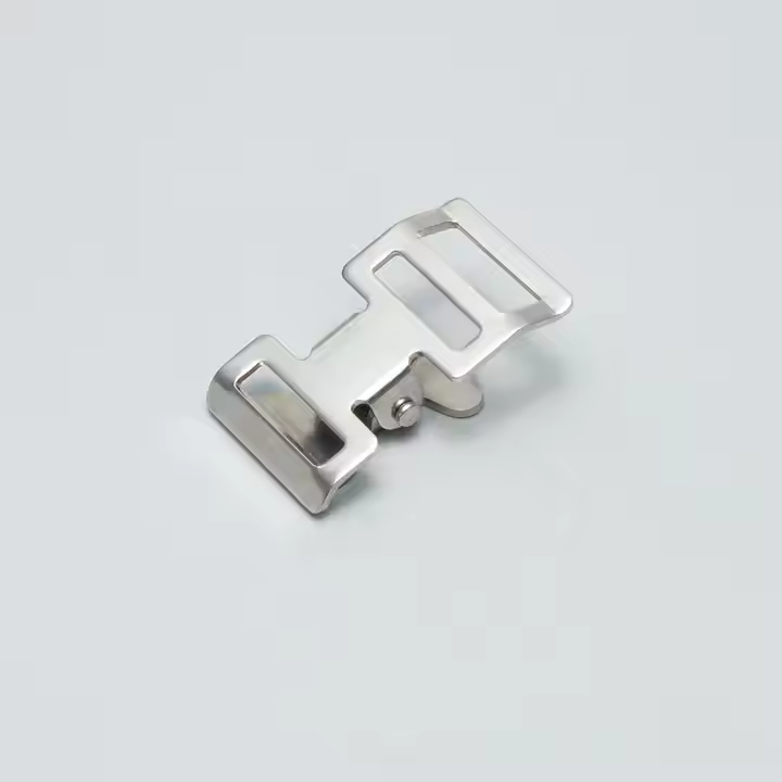 Zinc-Plated Alligator Clamp with Spring Buckle