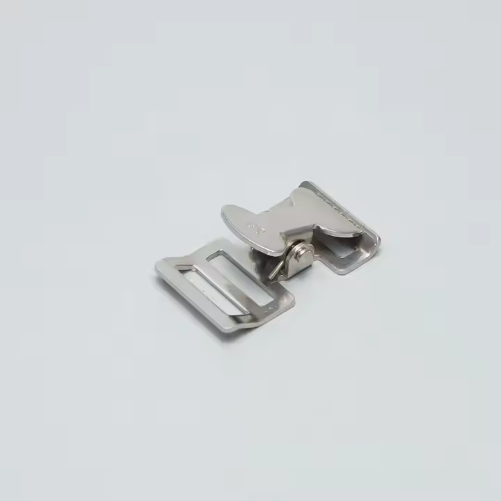 Zinc-Plated Alligator Clamp with Spring Buckle
