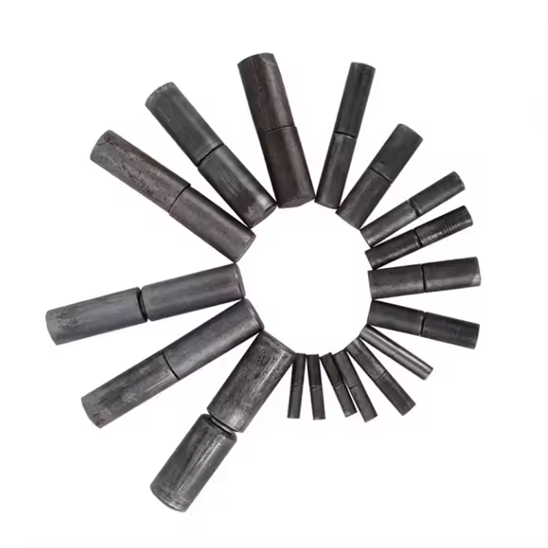 Heavy Iron Round Door Shaft Welded Hinge