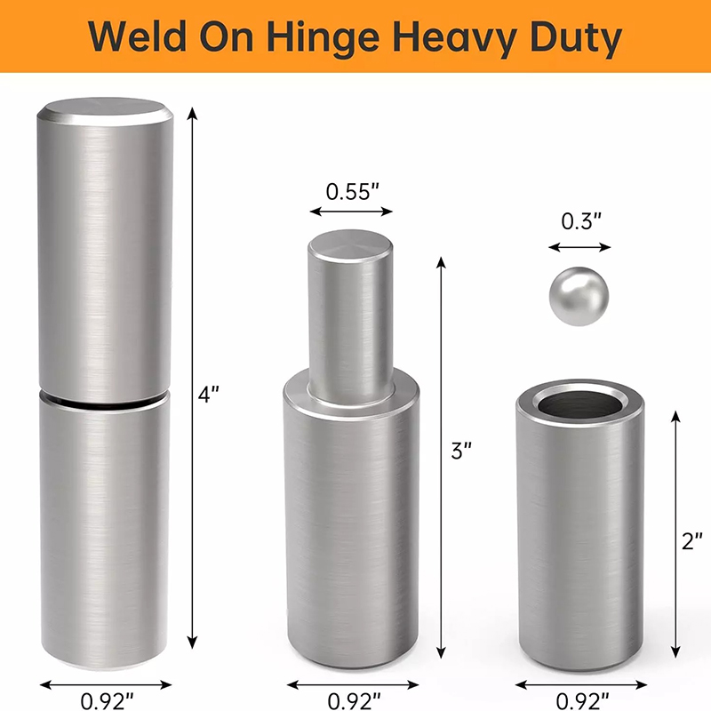 Heavy Duty Steel Weld on Gate Hinge