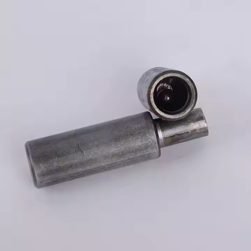 Heavy Iron Round Door Shaft Welded Hinge