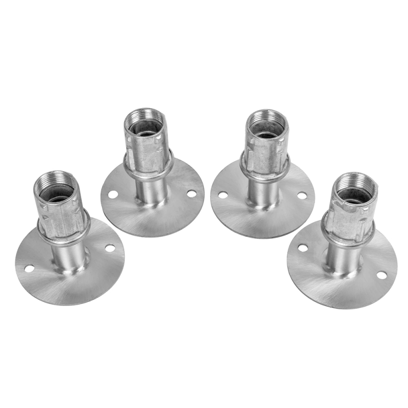 Adjustable Flanged Feet for Stainless Steel Tubing
