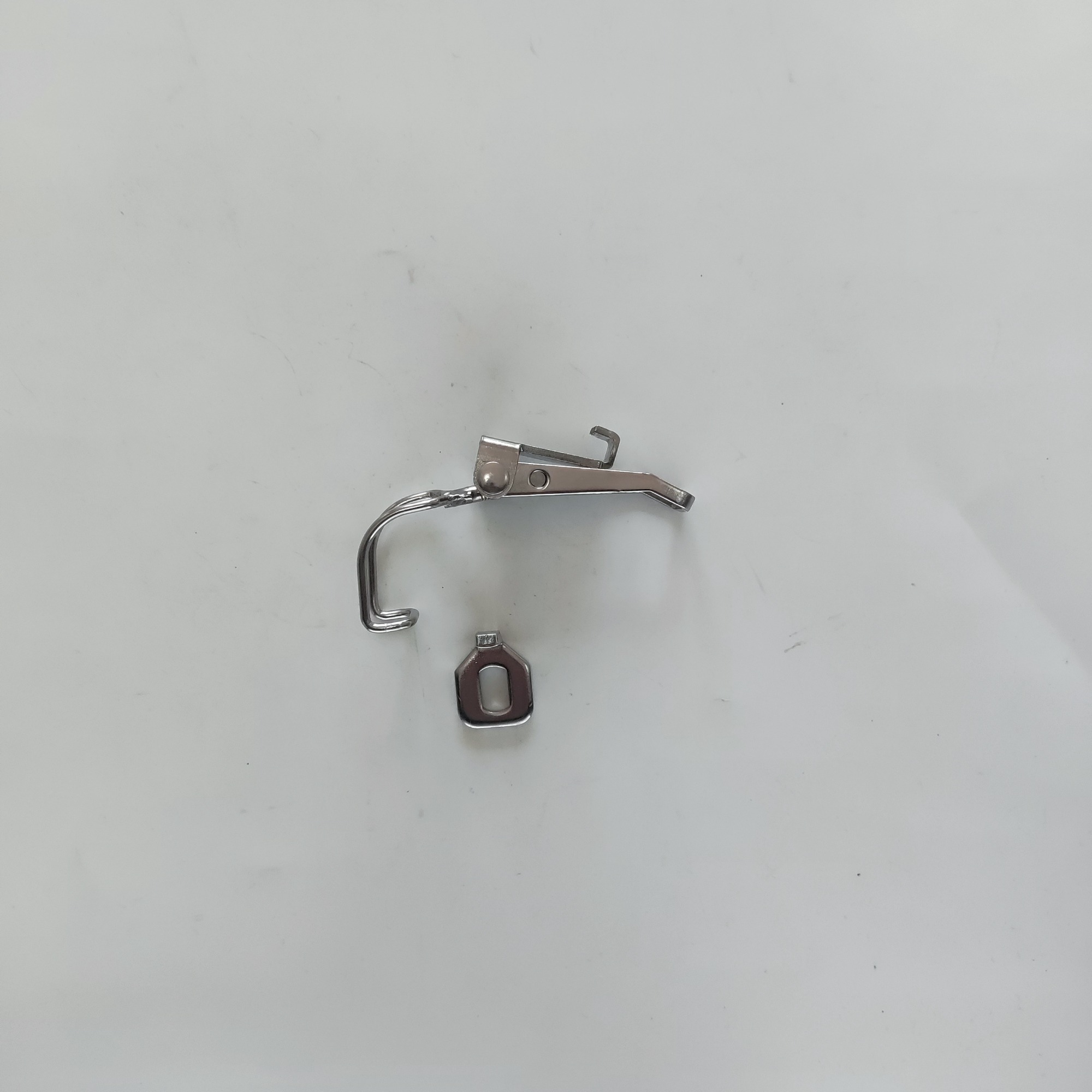 Adjustable Stainless Steel Toggle Latch Kit for Water Pipe Fastener With Braided Ground Strap