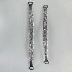 Adjustable Stainless Steel Toggle Latch Kit for Water Pipe Fastener With Braided Ground Strap