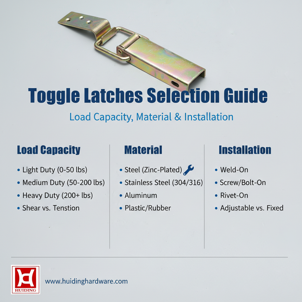 Toggle Latches Selection Guide: Load Capacity, Material &amp; Installation
