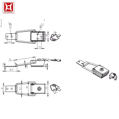 Toggle Latch Lockable