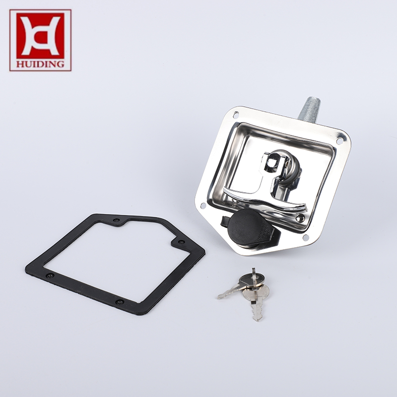 recessed paddle latch