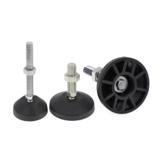 Adjustable Leveling Feet for Machinery Equipment Furniture Cabinets Workbenches Racks Tables and Industrial Support Applications