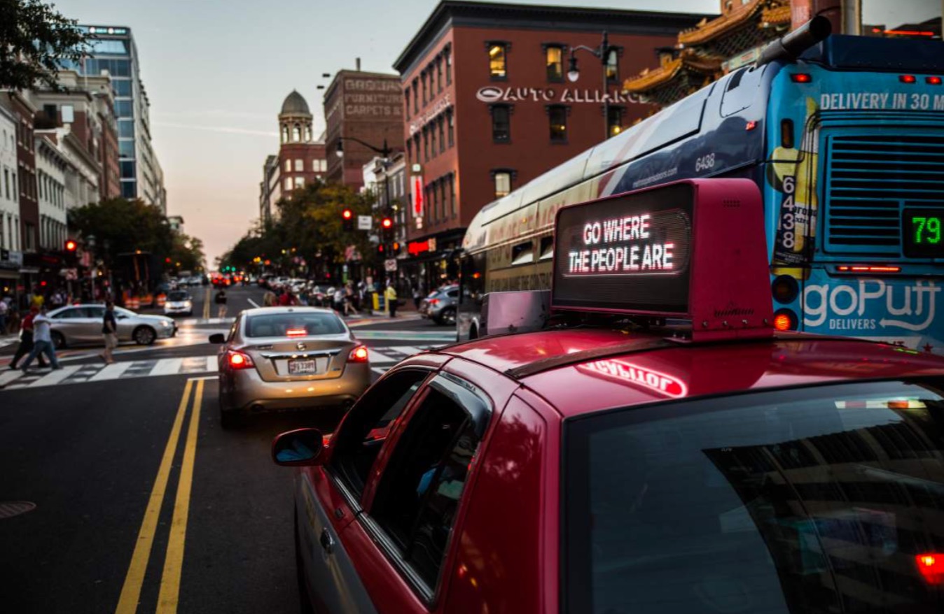 HXTECH taxi tops LED sign :Branding and Engagement for more audience
