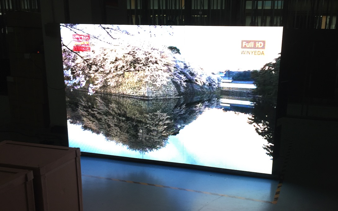 P4 indoor wall mounted LED display to South Africa