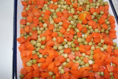 Canned Green peas & Carrot