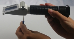 Built-in LED Brix Refractometer 0-10% brix ATC