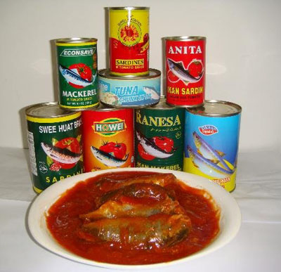 Canned Sardine in tomato sauce