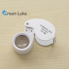 illuminated Jewelry magnifier & loupe 40X-25mm with LED light