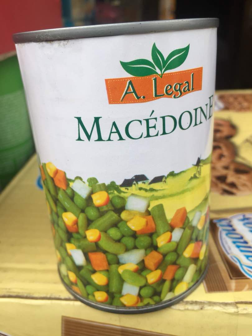 canned mixed vegetables from China