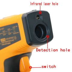 Infrared Laser thermometer -50°C to 400°C with backlight display