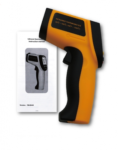 Infrared Laser thermometer -50°C to 700°C for industrial use