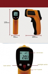 Infrared Laser thermometer -50°C to 550°C for industrial use