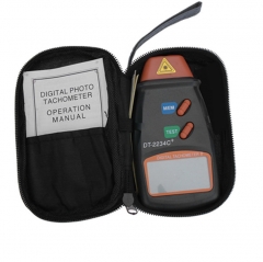 Portable Digital Tachometer Non-contact DT2234+ Speed Measuring Meter