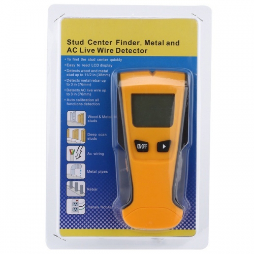 Handheld 3 in 1 Wall Scanner Wooden Center Stud Finder Metal Detector Th210