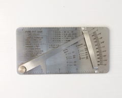 Stainless steel Pipe pet weld gauge