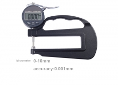 Digital thickness gauge meter deep throat micrometer 0-10mm 0-25mm different probe size