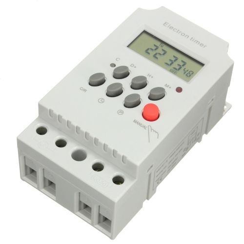 220V microcomputer time control KG316T-II 16 groups programmable timer switch
