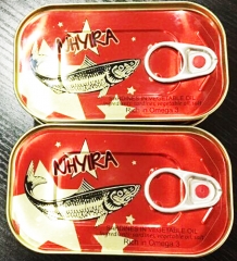 Canned sardines fish