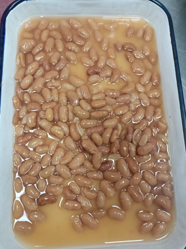Canned light speckled kidney beans for Yemen