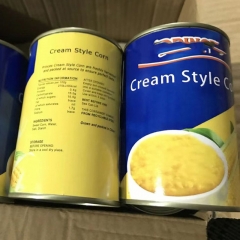Canned creamy style corn
