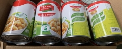 Canned baked beans/green peas/chick peas/red kidney beans/