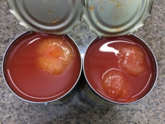 Canned peeled tomato whole