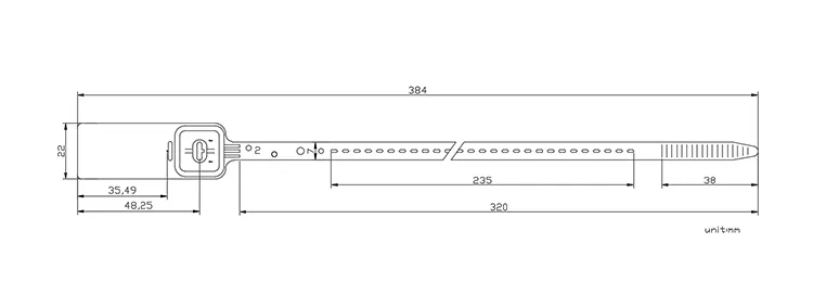 New Design Wholesale Tear-Off Easy Plastic Seal CAD