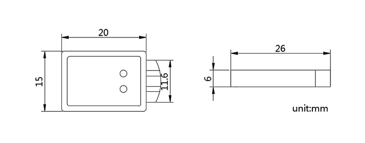 plastic pad lock security meter seal for anti tamper CAD