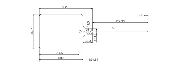 Factory Main Products High security plastic seal CAD