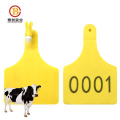 BC-E101 high quality large cattle cow ear tags with numbers