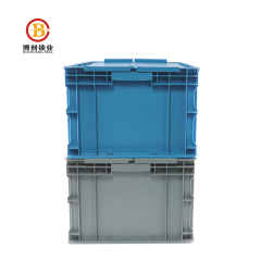 Caixa de armazenamento de plástico empilhável caixa de armazenamento caixa de plástico